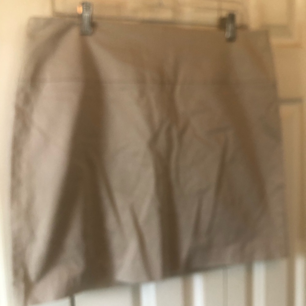 Banana Republic Beige Mini Skirt